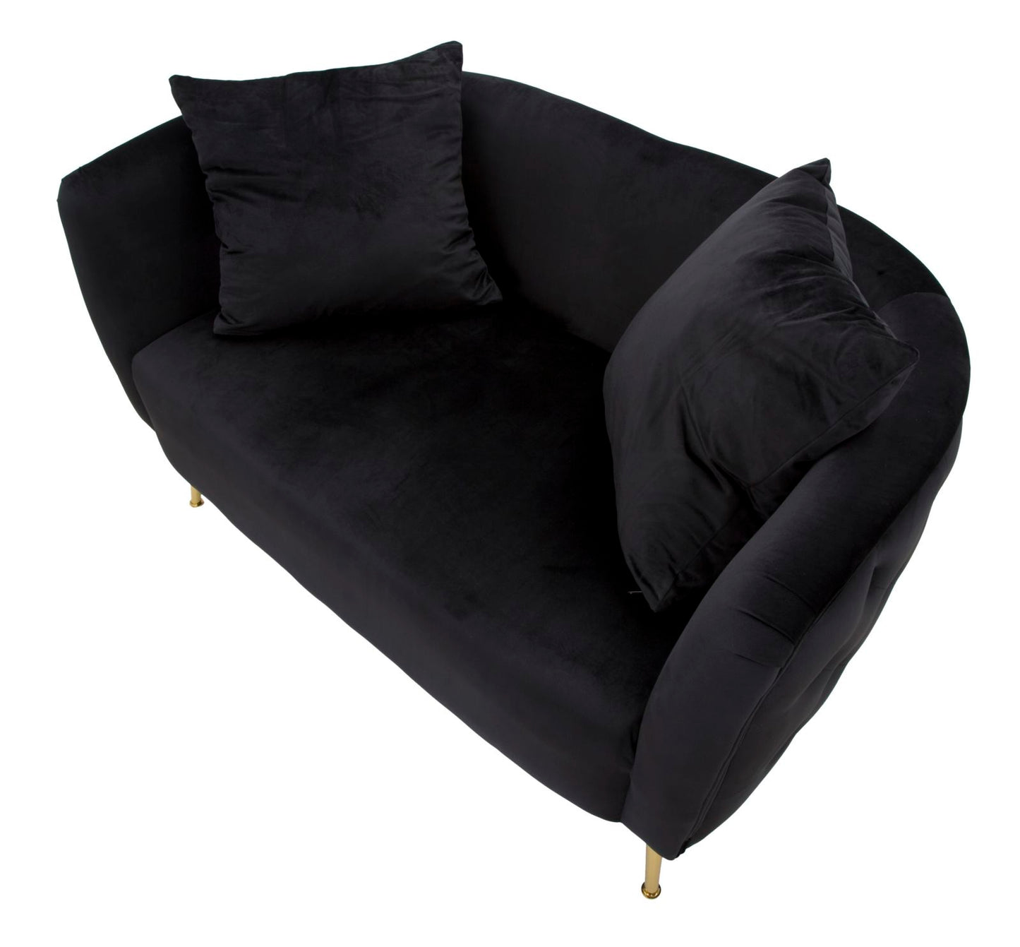 Sofa Bucarest Black 71x127x74 cm