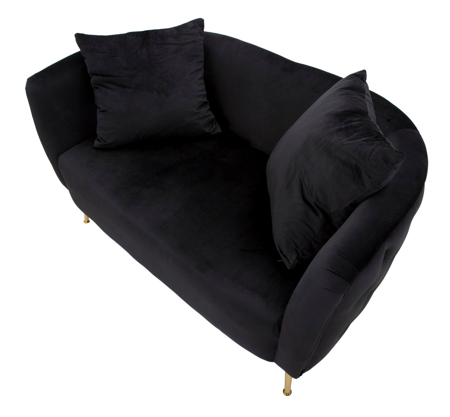 Sofa Bucarest Black 71x127x74 cm