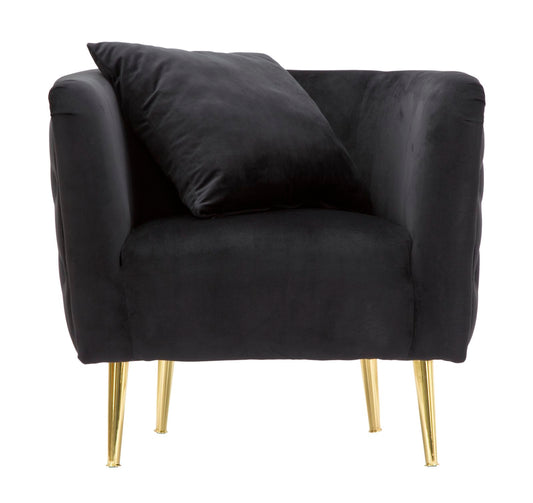 Fauteuil Bucarest Zwart 71x76x74 cm