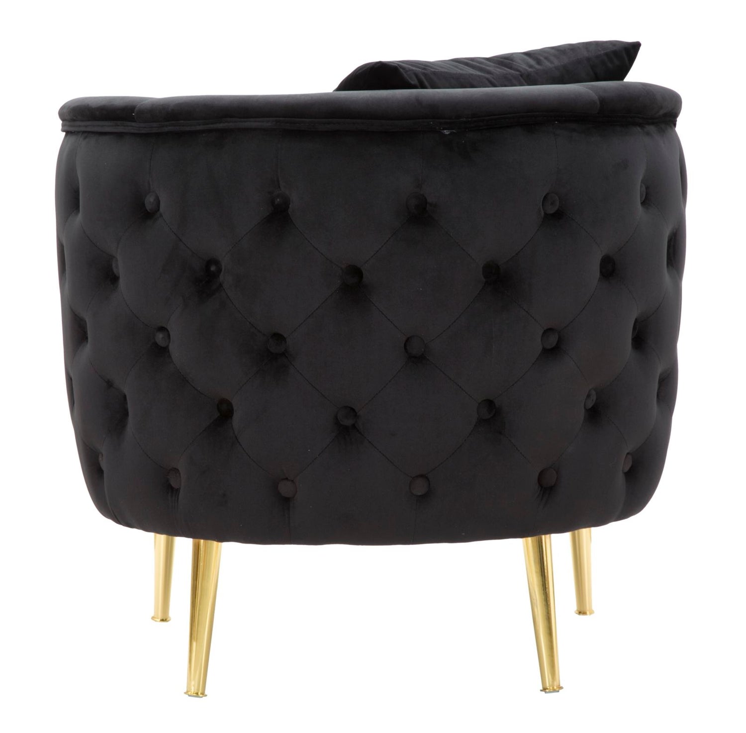 Fauteuil Bucarest Zwart 71x76x74 cm