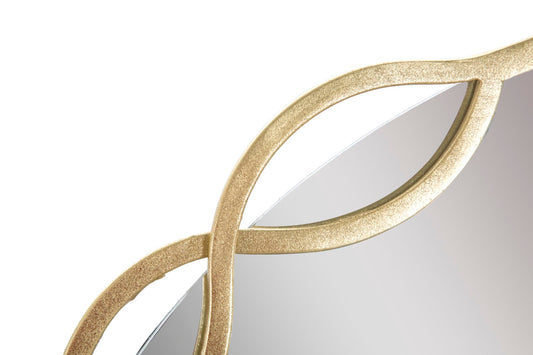 Ronde Wandspiegel Eleonor Goud 72x73.5x2 cm