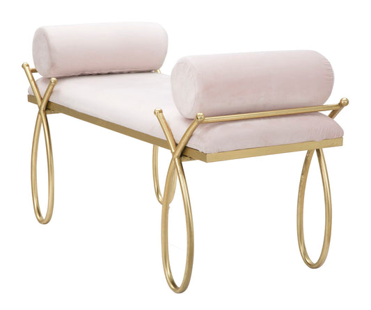 Bench Ribbon Roze 53x112.5x49 cm