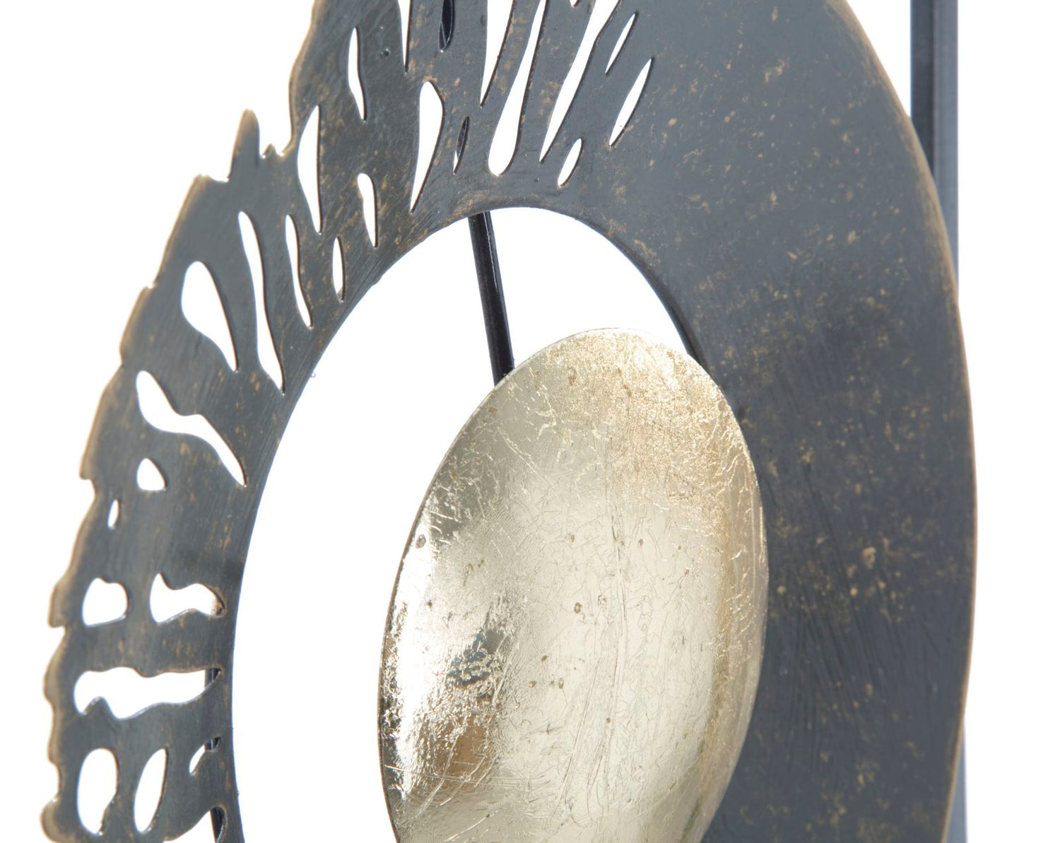 Ijzeren Wandpaneel Ring Industrial 89.5x31x3 cm