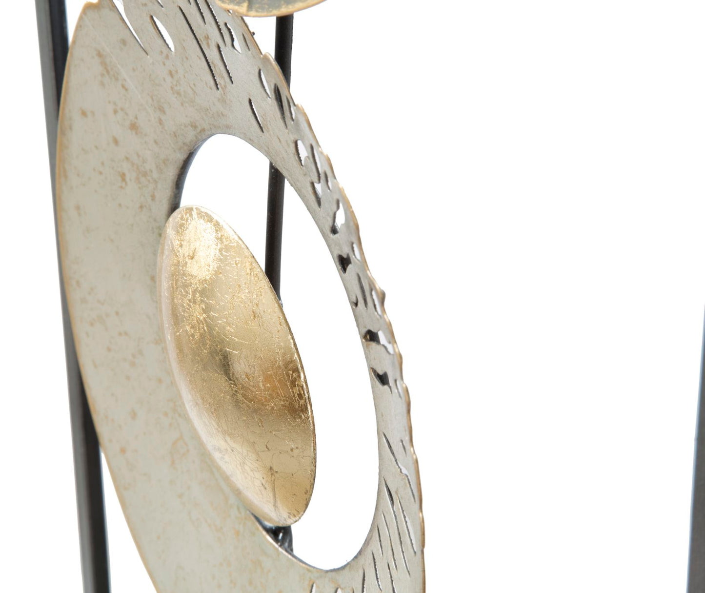 Ijzeren Wandpaneel Ring Industrial 89.5x31x3 cm
