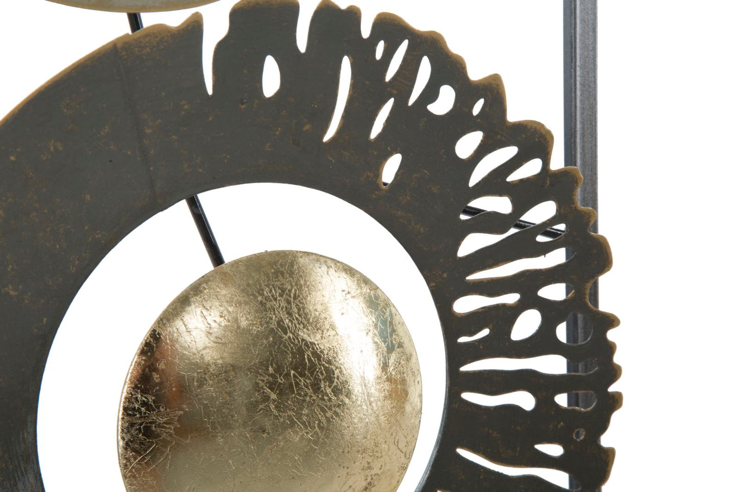 Ijzeren Wandpaneel Ring Industrial 89.5x31x3 cm