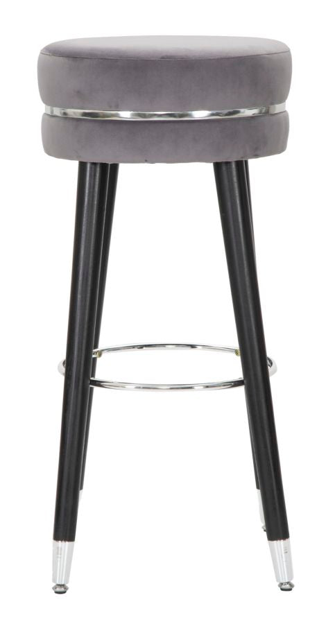 Barkruk Paris Grijs/Zilver 74x35x35 cm