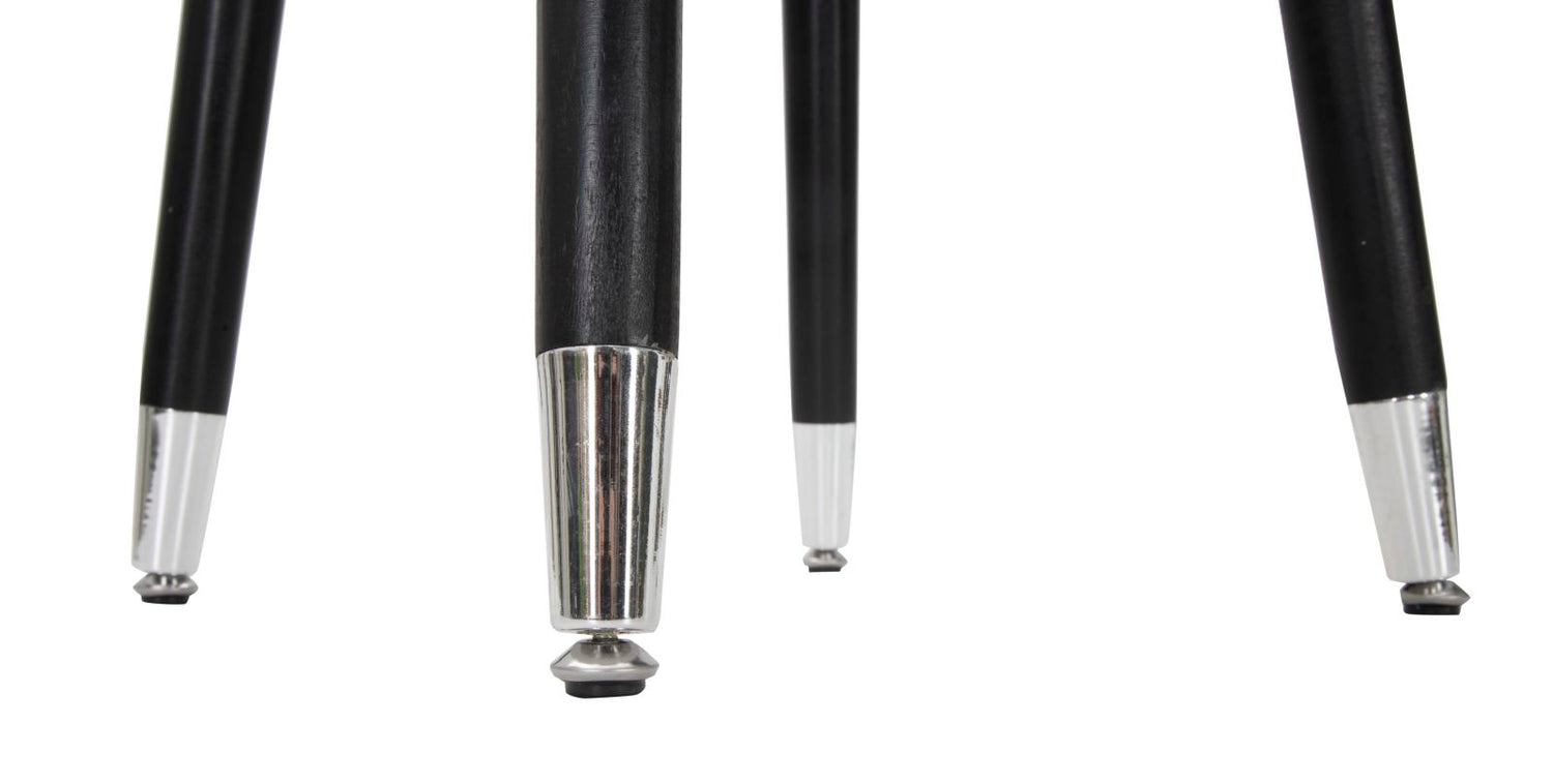 Barkruk Paris Grijs/Zilver 74x35x35 cm