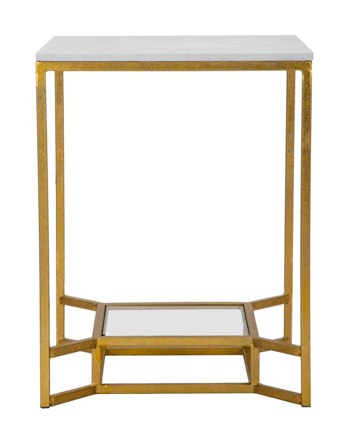 Dubbel Marmeren Salontafel Glam 60x47x47 cm