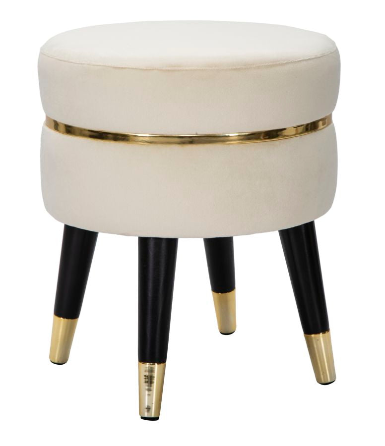 Kruk Paris Crema/Gold 40.5x35x35 cm