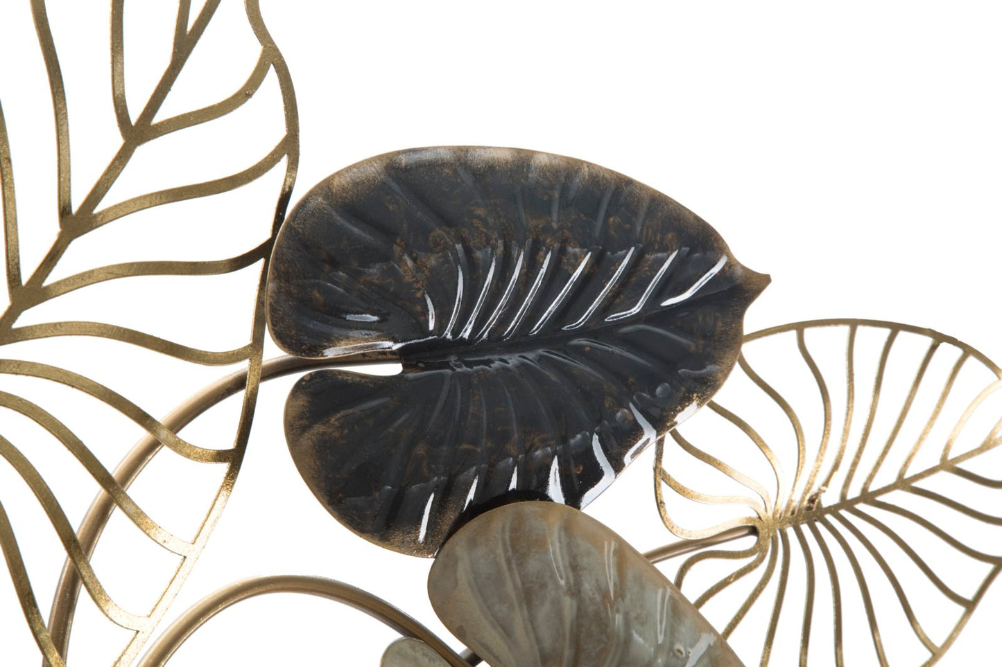 Ijzeren Wandpaneel Century Met Bladmotief 61x131x4.5 cm