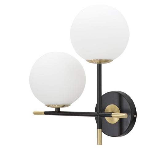 Wandlamp Darky Double Glam 35x30x17 cm