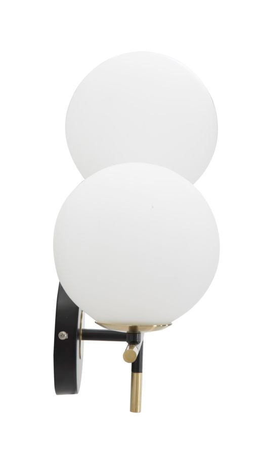 Wandlamp Darky Double Glam 35x30x17 cm