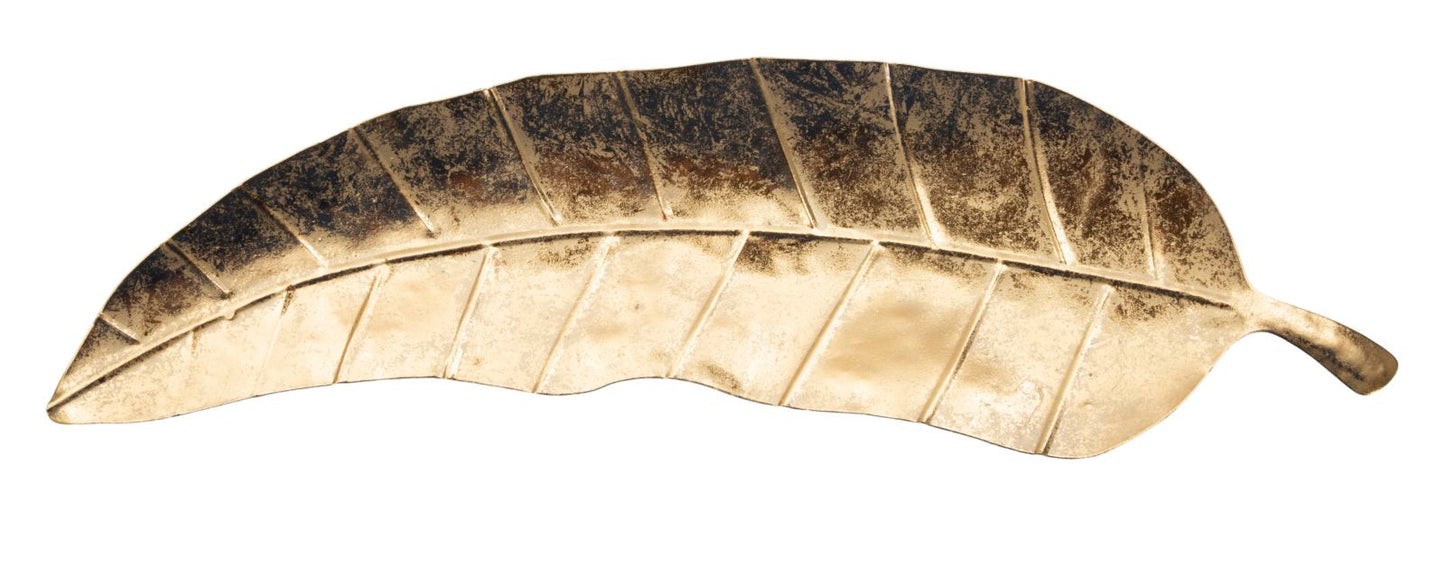 Blad Dienblad Goud 11x38x3 cm