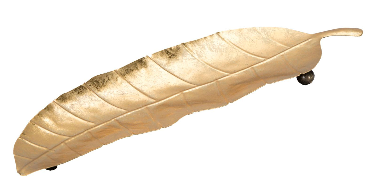 Blad Dienblad Goud 11x38x3 cm