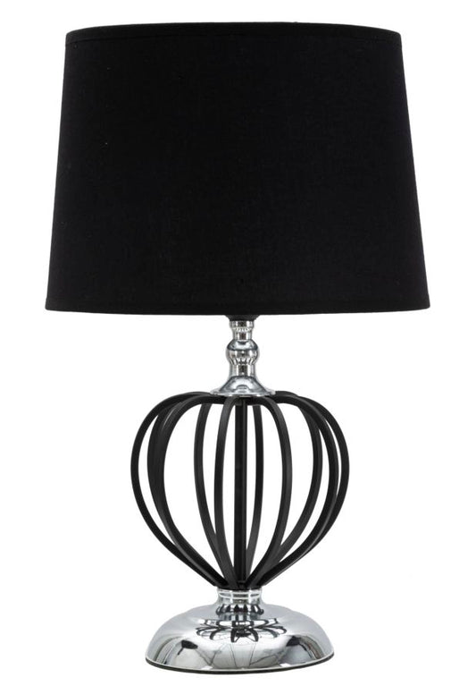 Tafellamp Darky Silver 44.5x28x28 cm