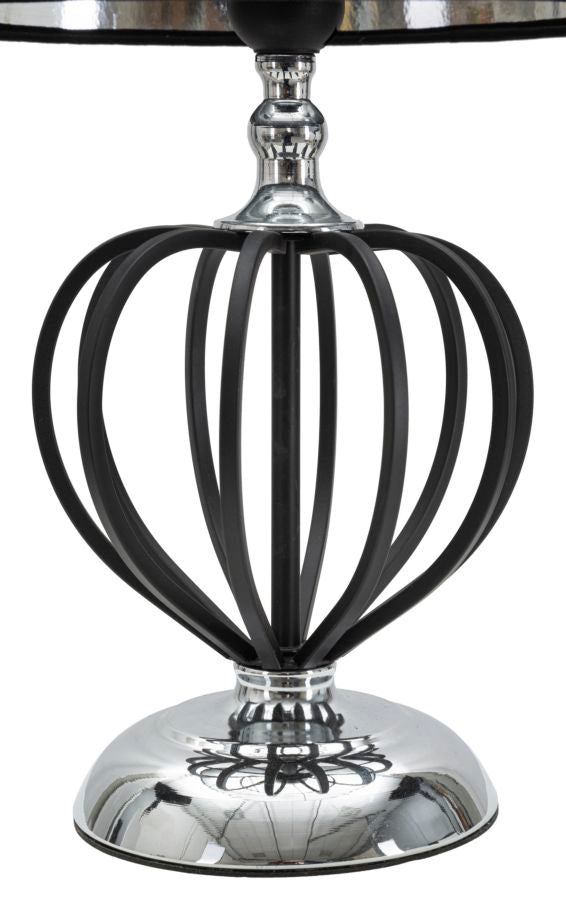 Tafellamp Darky Silver 44.5x28x28 cm