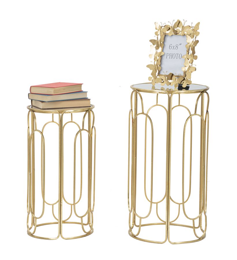 Planthouder Arty Set 2 Stuks Rond Glam