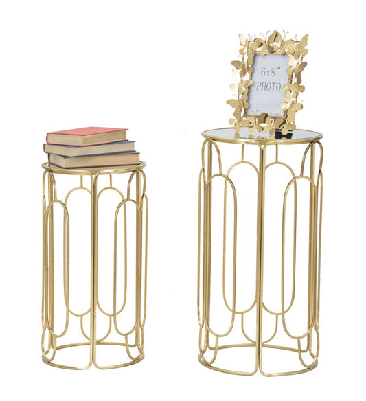 Planthouder Arty Set 2 Stuks Rond Glam