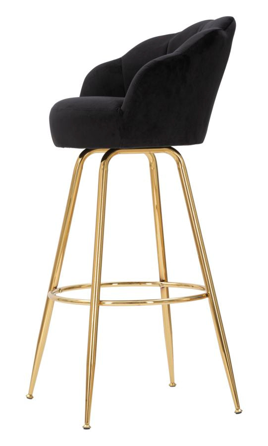 Barkruk Bar Vienna Nero 110x55x53 cm