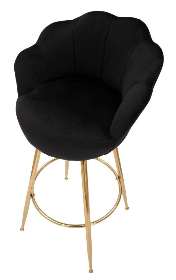 Barkruk Bar Vienna Nero 110x55x53 cm