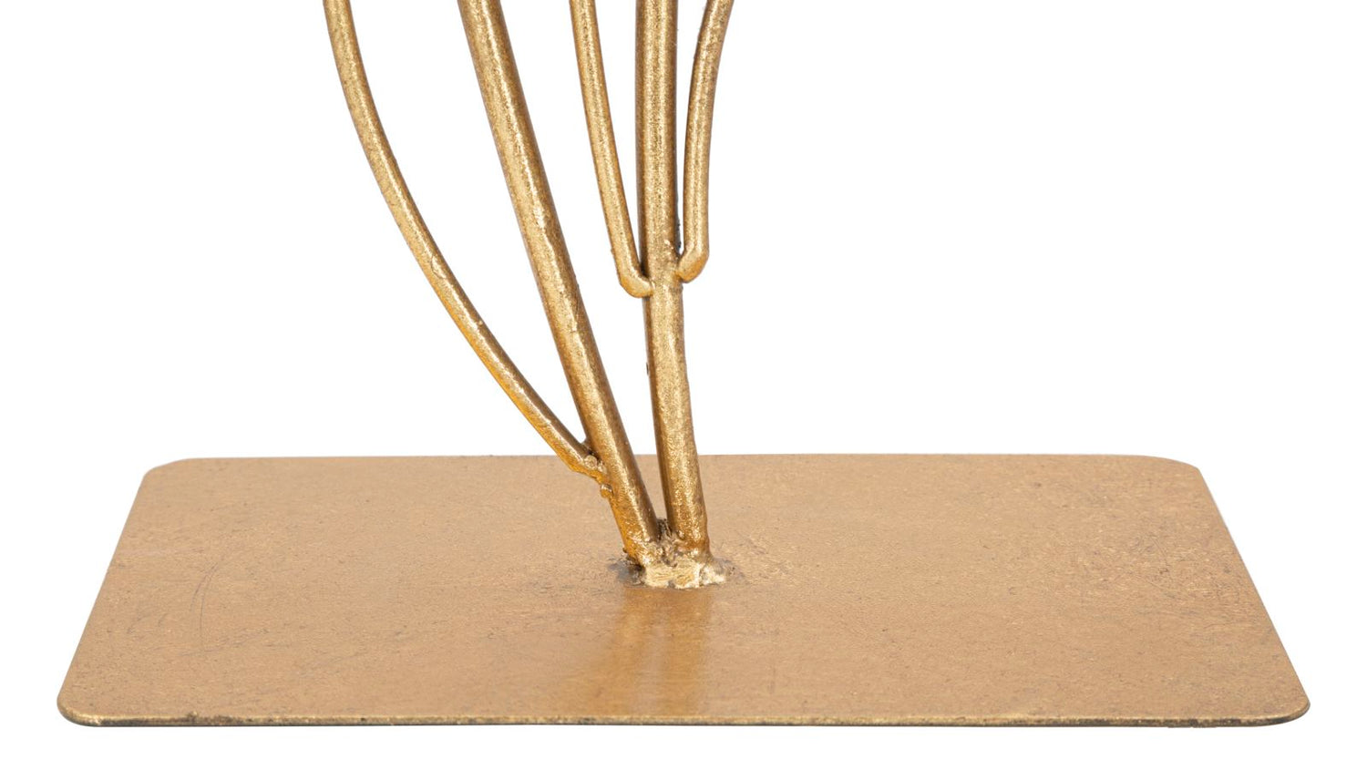 Sculptuur Blad Goud 44.5x26x11.5 cm
