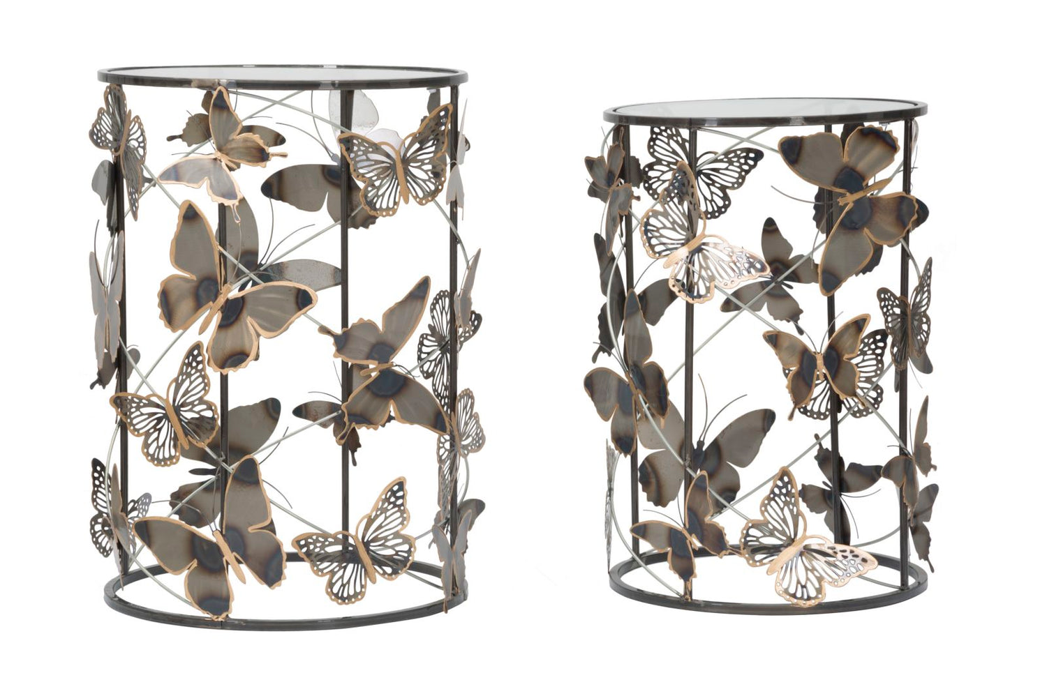 Bijzettafel Farfalle Set 2 Stuks