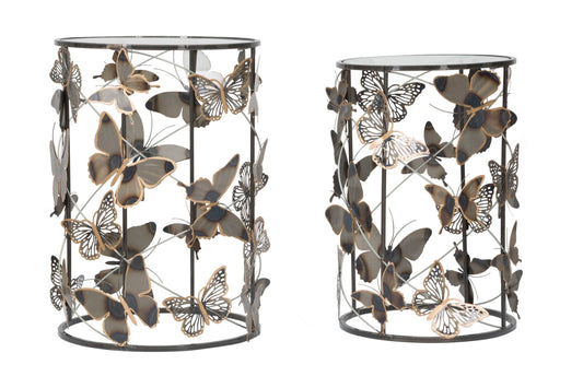 Bijzettafel Farfalle Set 2 Stuks