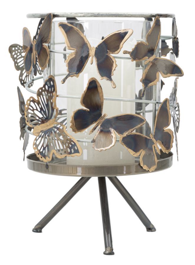 Kandelaar Farfalle Glam 23.5x15x15 cm