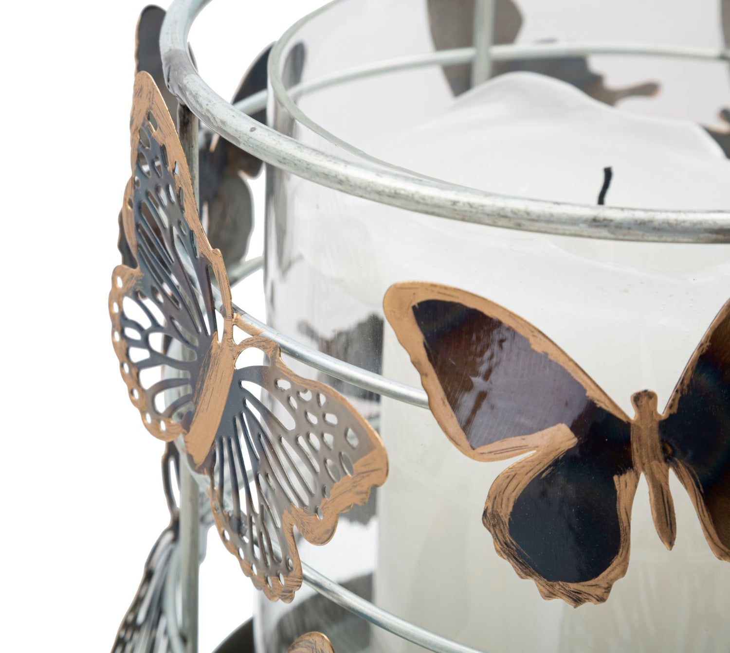 Kandelaar Farfalle Glam 23.5x15x15 cm