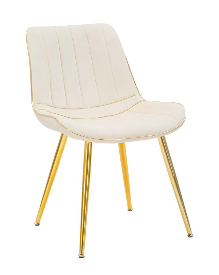 Stoel Paris Crema/Gold Set 2 Stuks 79x51x59 cm