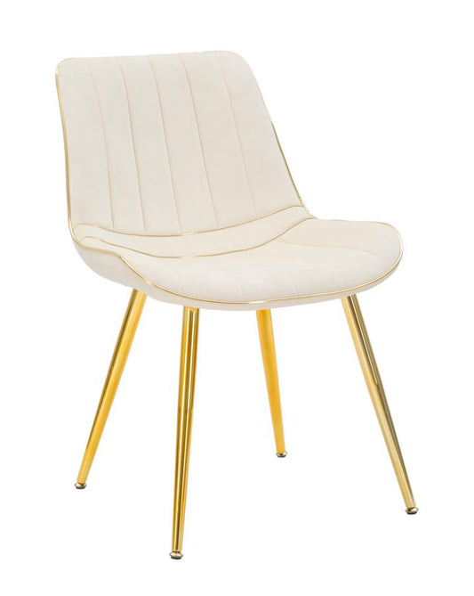 Stoel Paris Crema/Gold Set 2 Stuks 79x51x59 cm