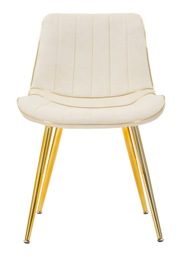 Stoel Paris Crema/Gold Set 2 Stuks 79x51x59 cm