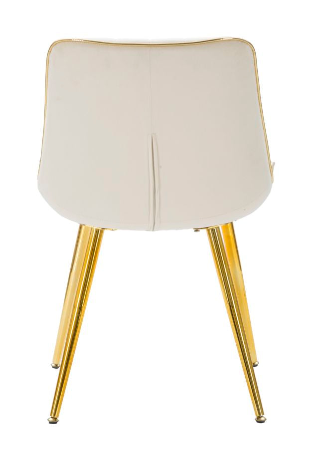 Stoel Paris Crema/Gold Set 2 Stuks 79x51x59 cm