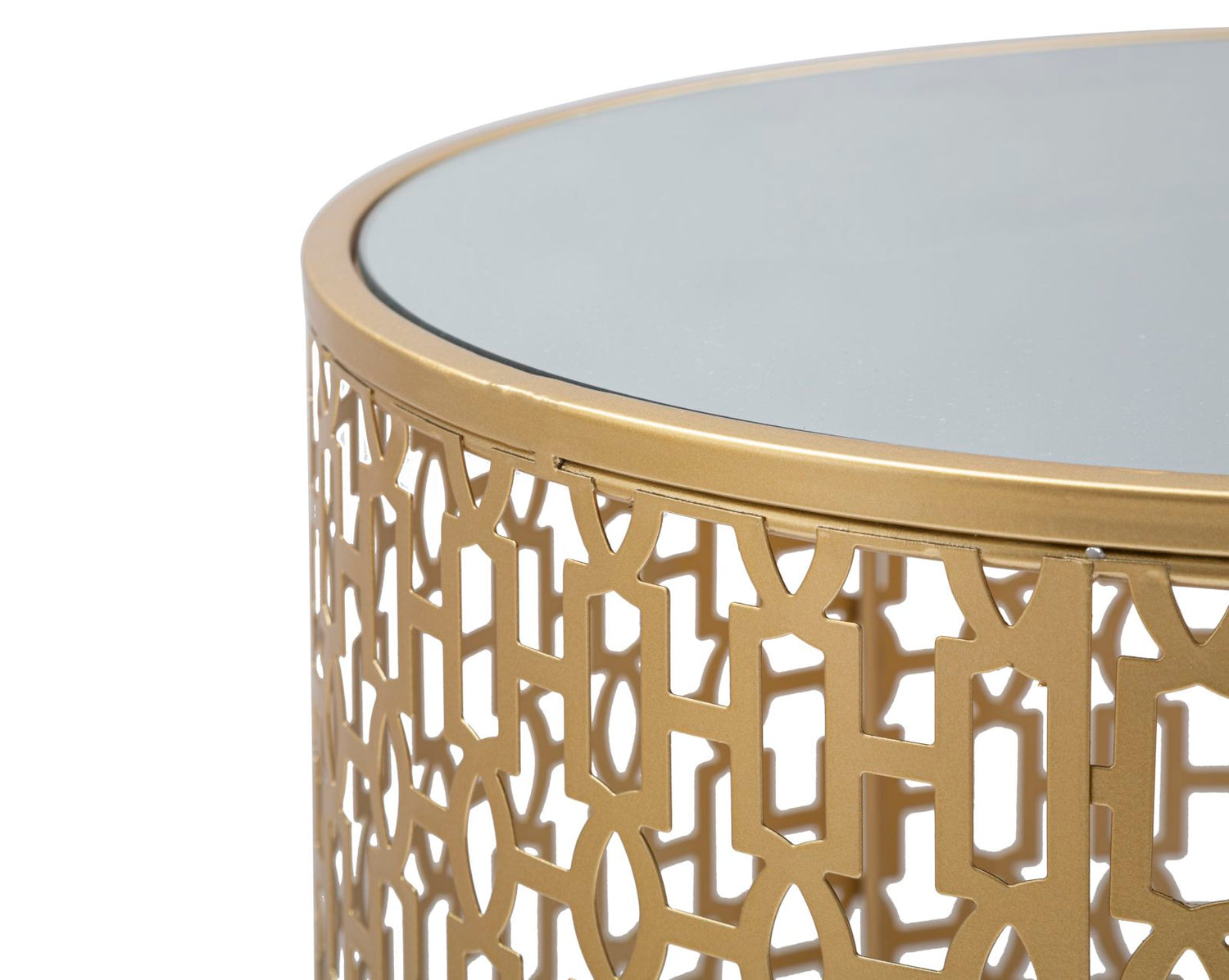 Bijzettafel Set Oblin Goud - 2 Stuks