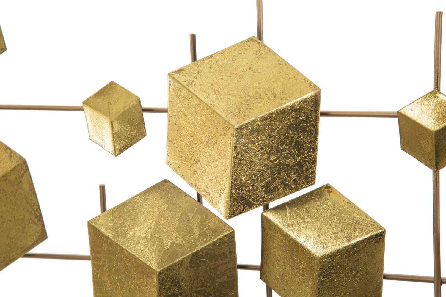 Wandpaneel Ijzer Abstract Glam 50x90.5x3.5 cm