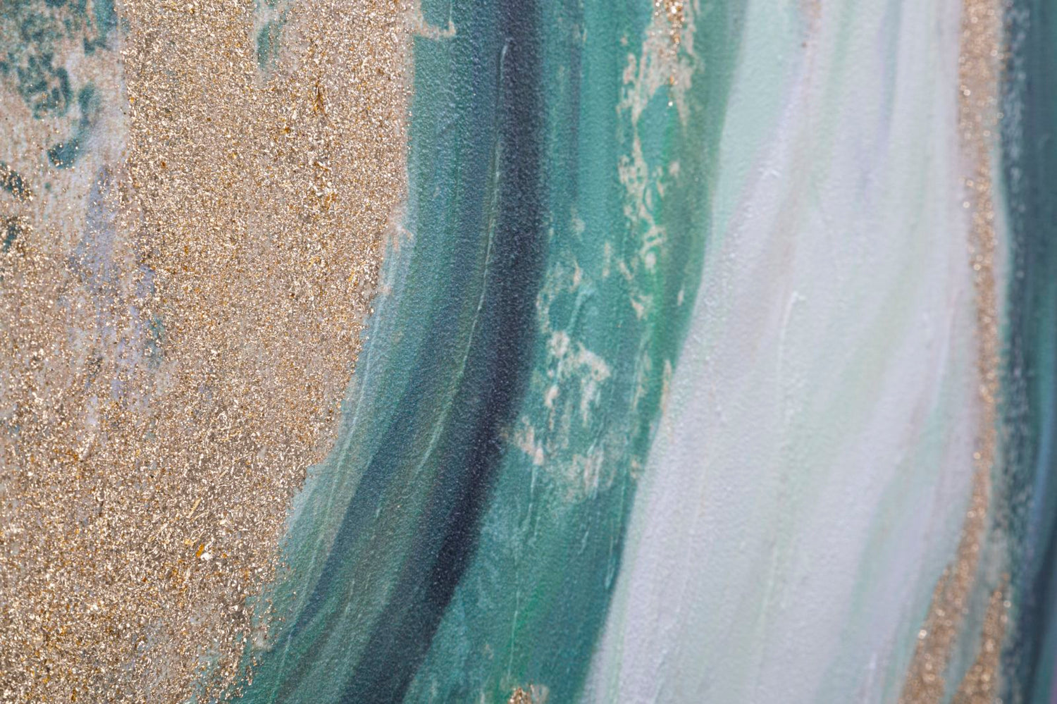 Wandschilderij Greenery Glam 100x80x2.8 cm