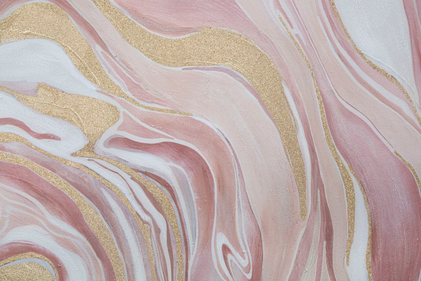 Wandschilderij Pinkly 80x80x2.8 cm