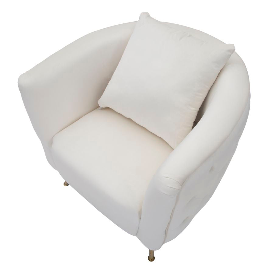 Fauteuil Bucarest Crema 71x76x74 cm