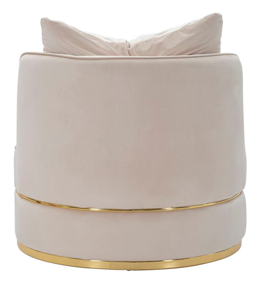 Fauteuil Paris Space Crema/Gold 72x84x84 cm