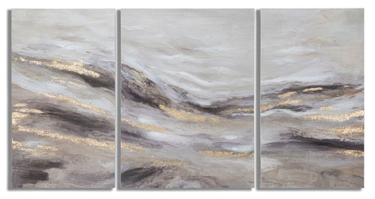 Muurschildering Monty Set - 3 Delen 80x150x2.7 cm