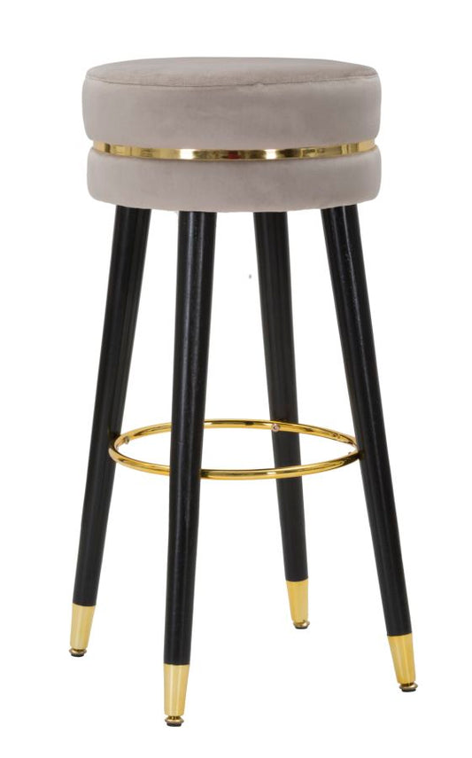 Barkruk Paris Grigio/Gold 74x35x35 cm