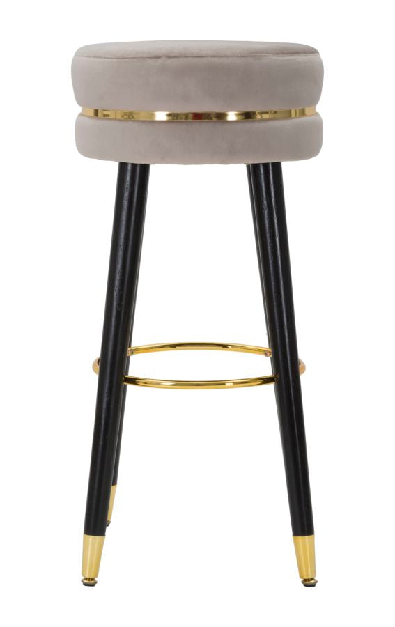 Barkruk Paris Grigio/Gold 74x35x35 cm