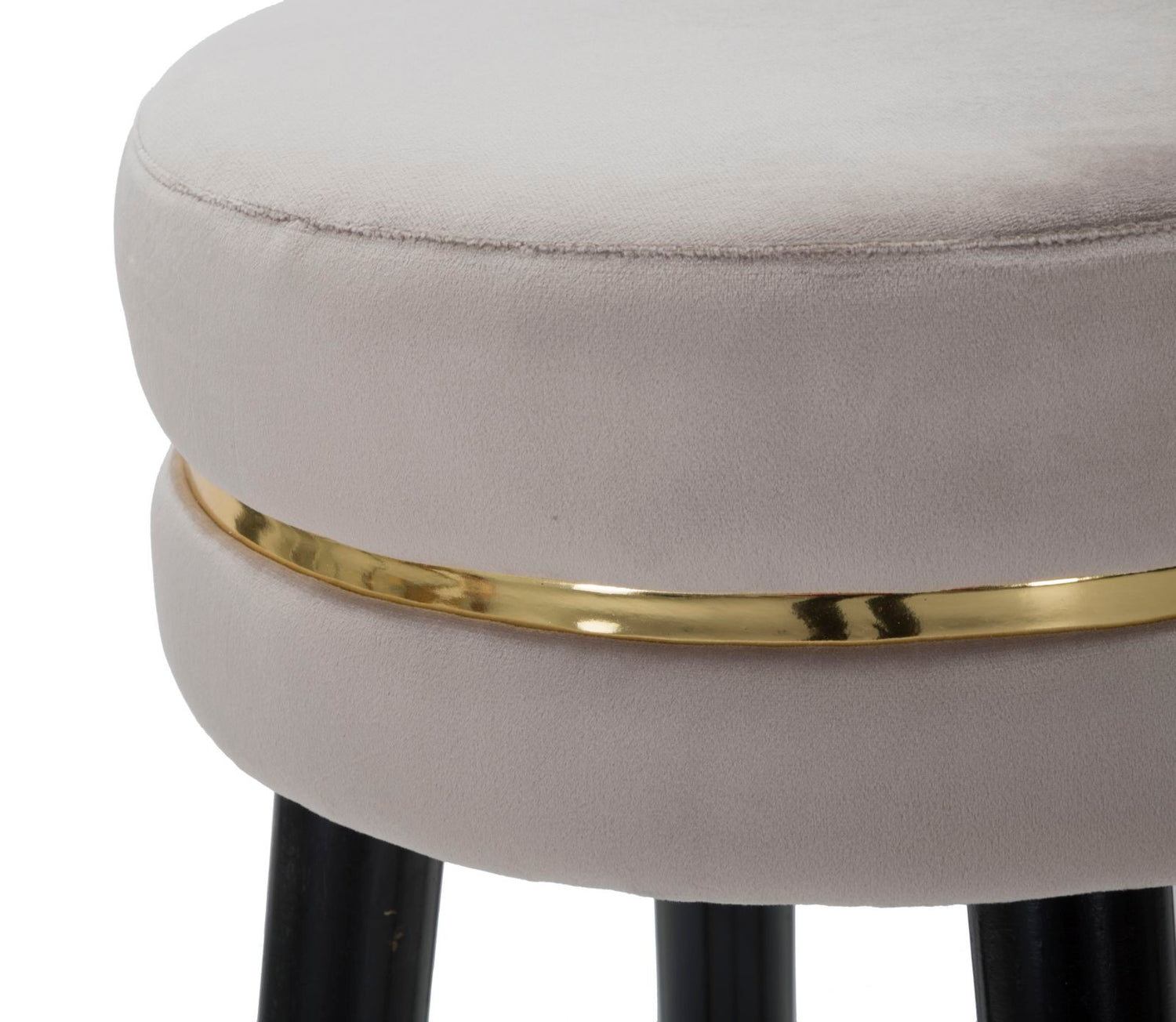 Barkruk Paris Grigio/Gold 74x35x35 cm