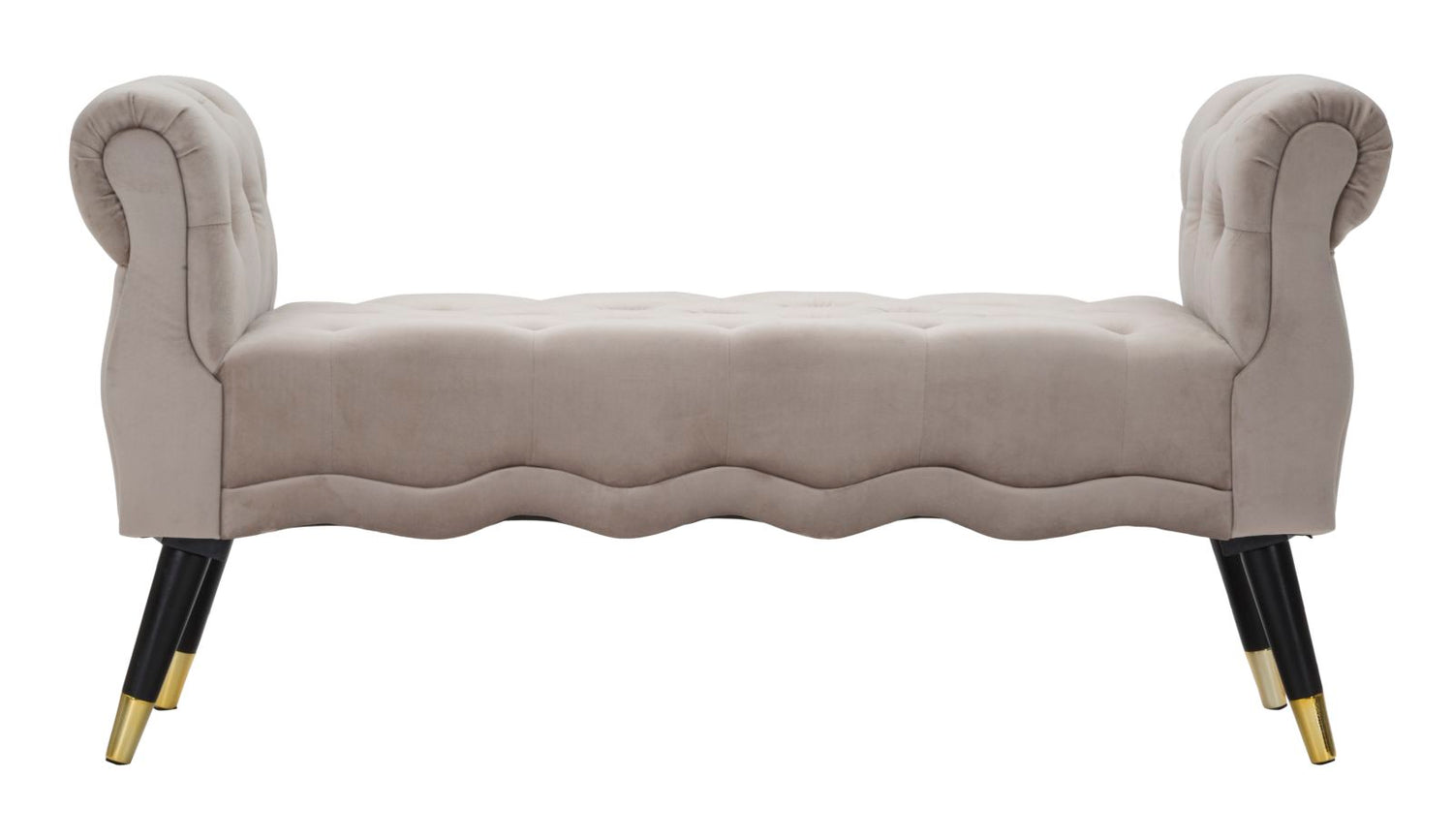 Zitbank Paris Grigia Gold 60x120x40 cm