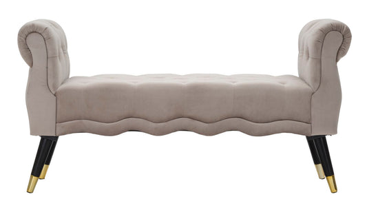 Zitbank Paris Grigia Gold 60x120x40 cm