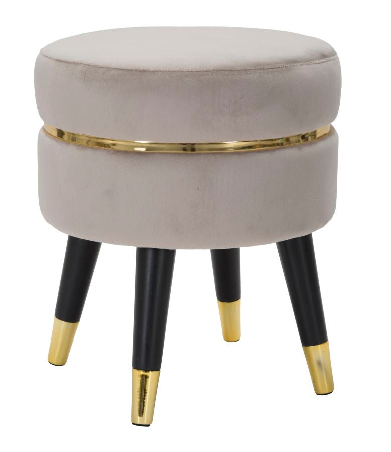 Kruk Paris Grijs/Gold 40.5x35x35 cm