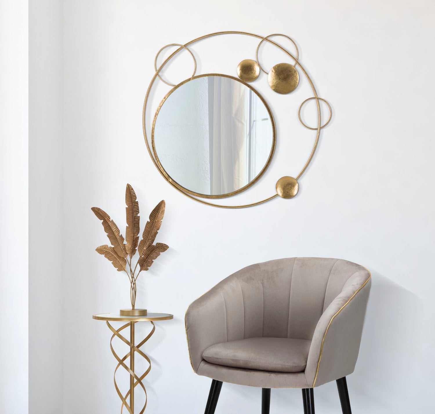 Wandspiegel Planet Glam 83x90x3 cm
