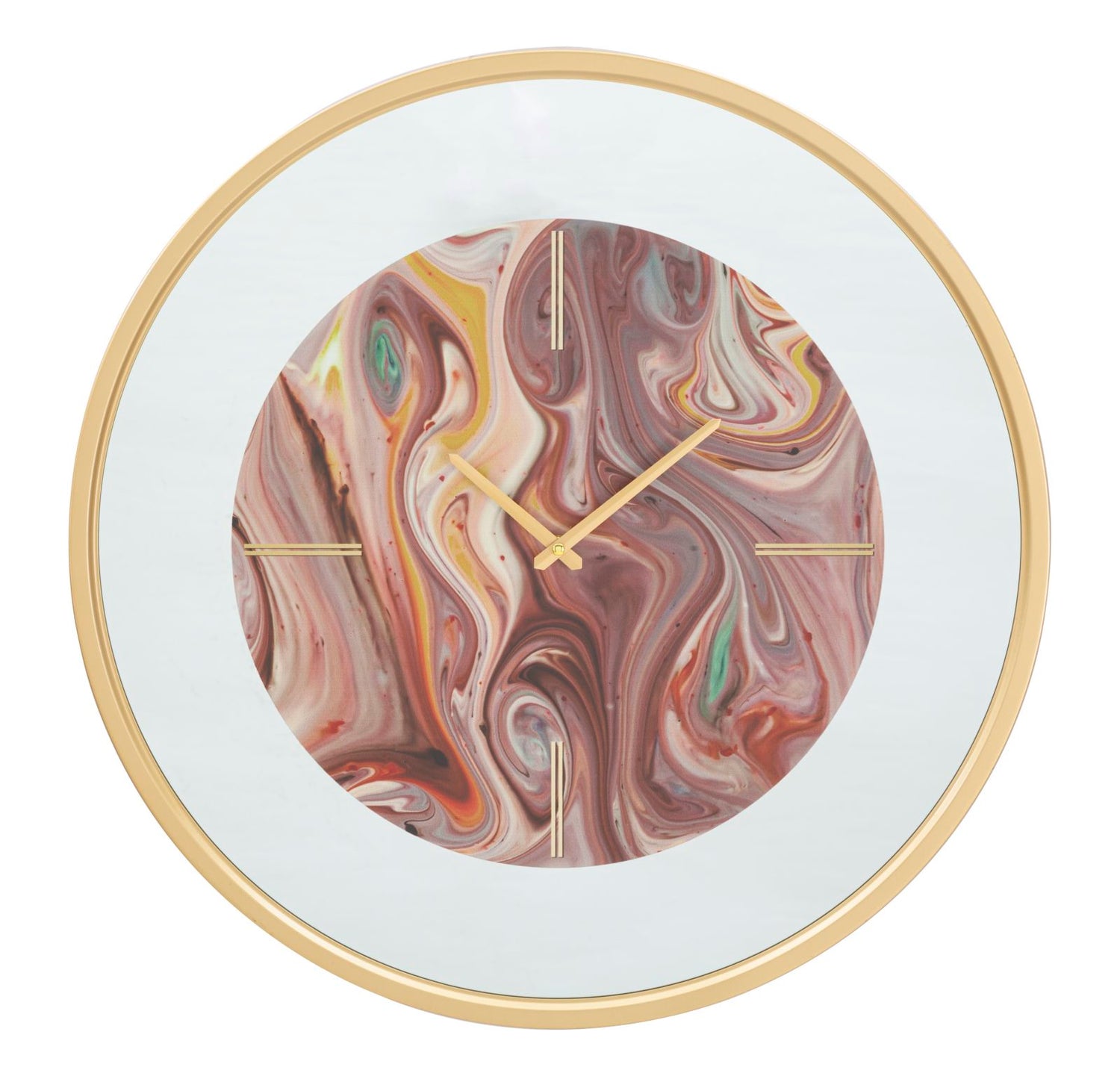 Wandklok Mirror Mix Glam 60x60x5 cm