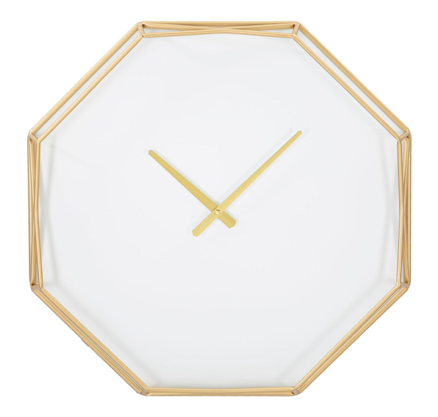 Wandklok Goldy Octagonaal Glam 56x56x6.5 cm