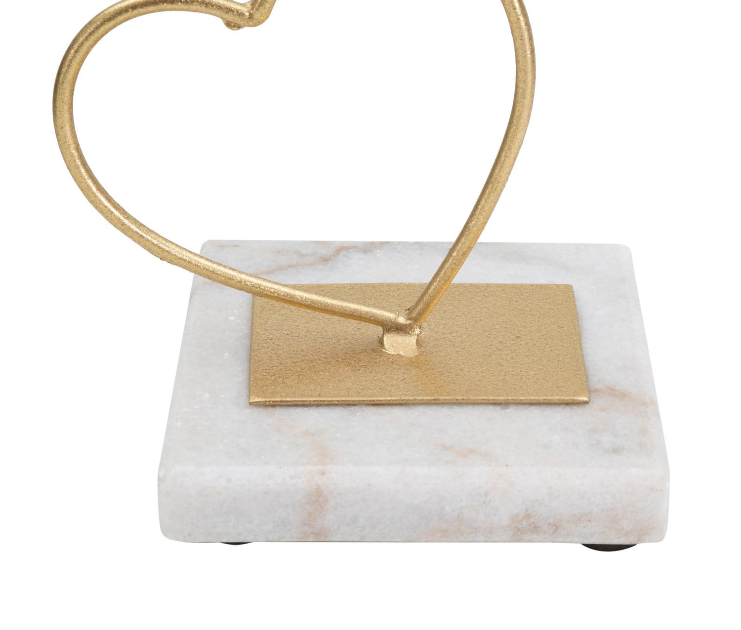 Kaarsenhouder Harten Glam 32.5x14.5x10 cm